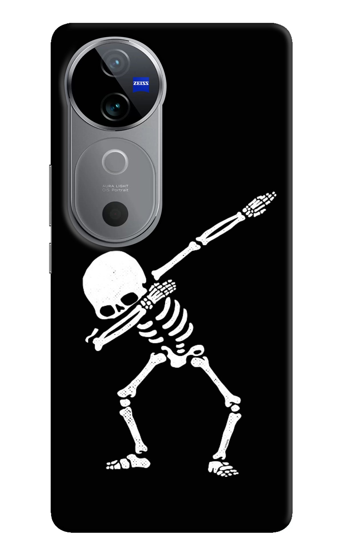 Dabbing Skeleton Art Vivo V40 5G Back Cover