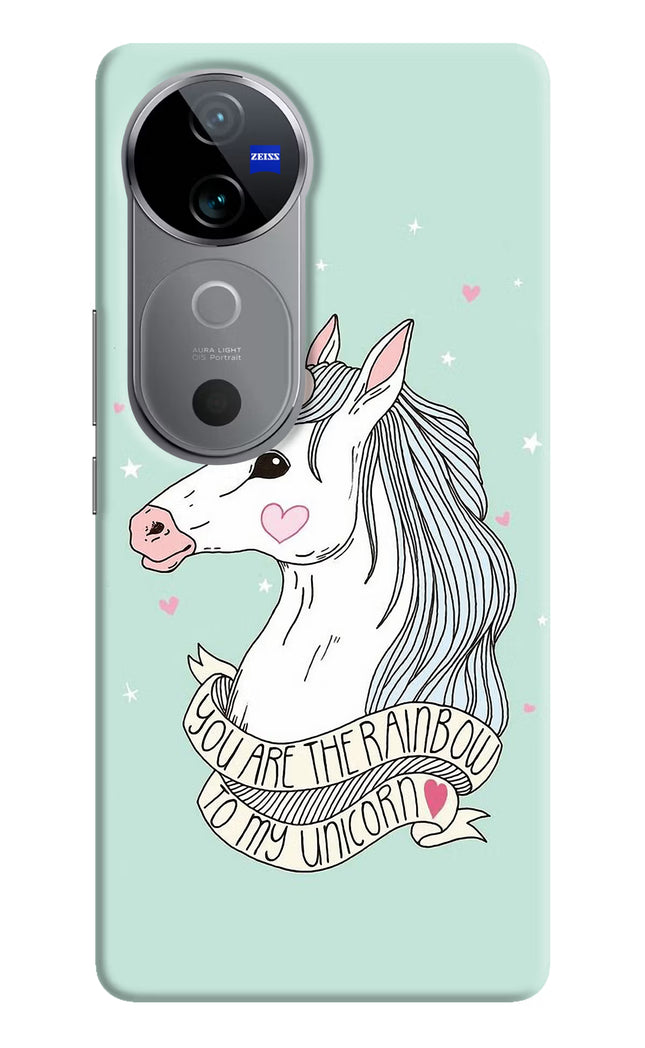 Unicorn Wallpaper Vivo V40 5G Hard Case Back Cover by Casekaro