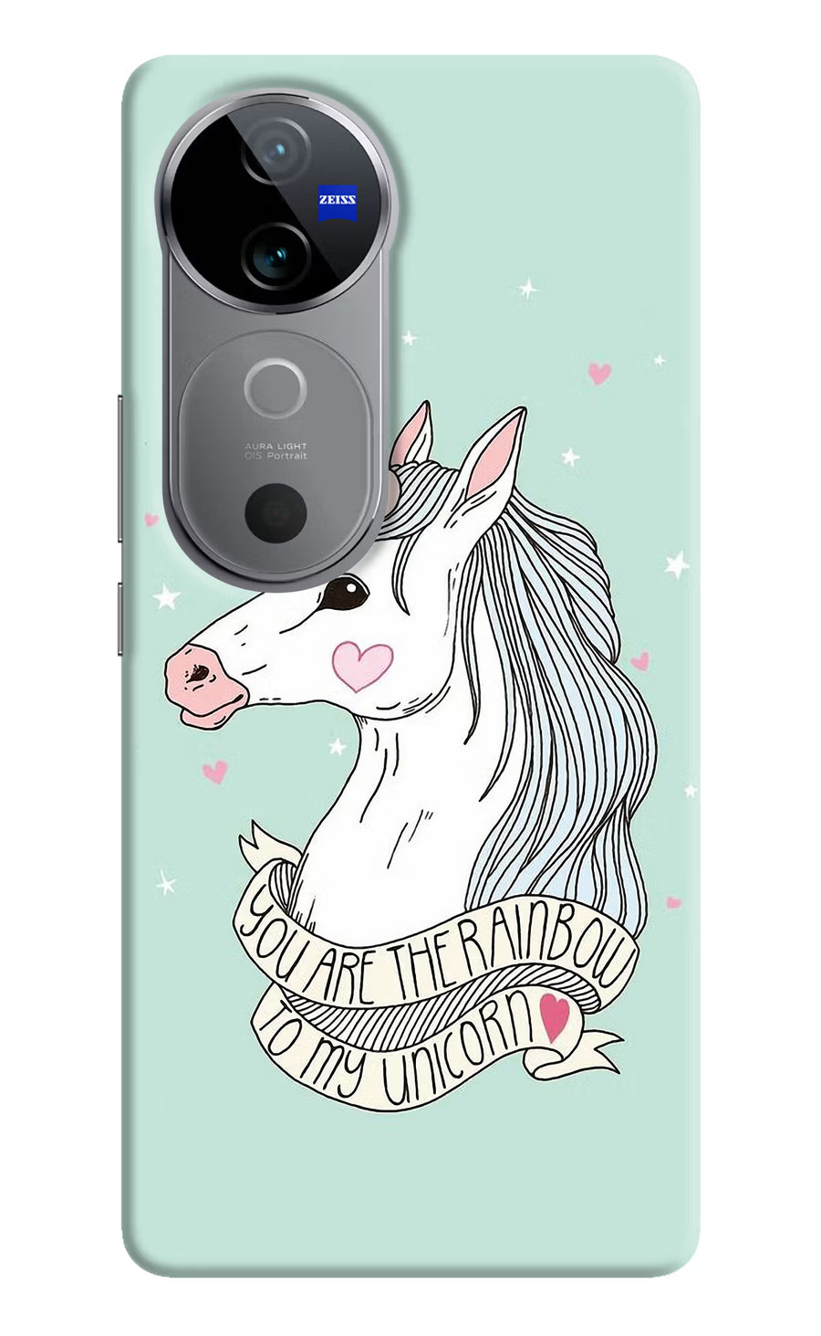 Unicorn Wallpaper Vivo V40 5G Back Cover, Hard case