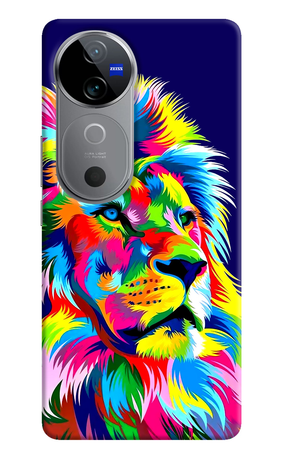 Vector Art Lion Vivo V40 5G Back Cover