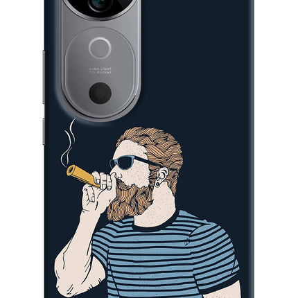 Smoking Vivo V40 5G Hard Case Back Cover by Casekaro