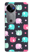 Elephants Vivo V40 5G Hard Case Back Cover by Casekaro