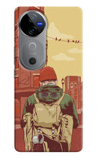 Adventurous Vivo V40 5G Hard Case Back Cover by Casekaro