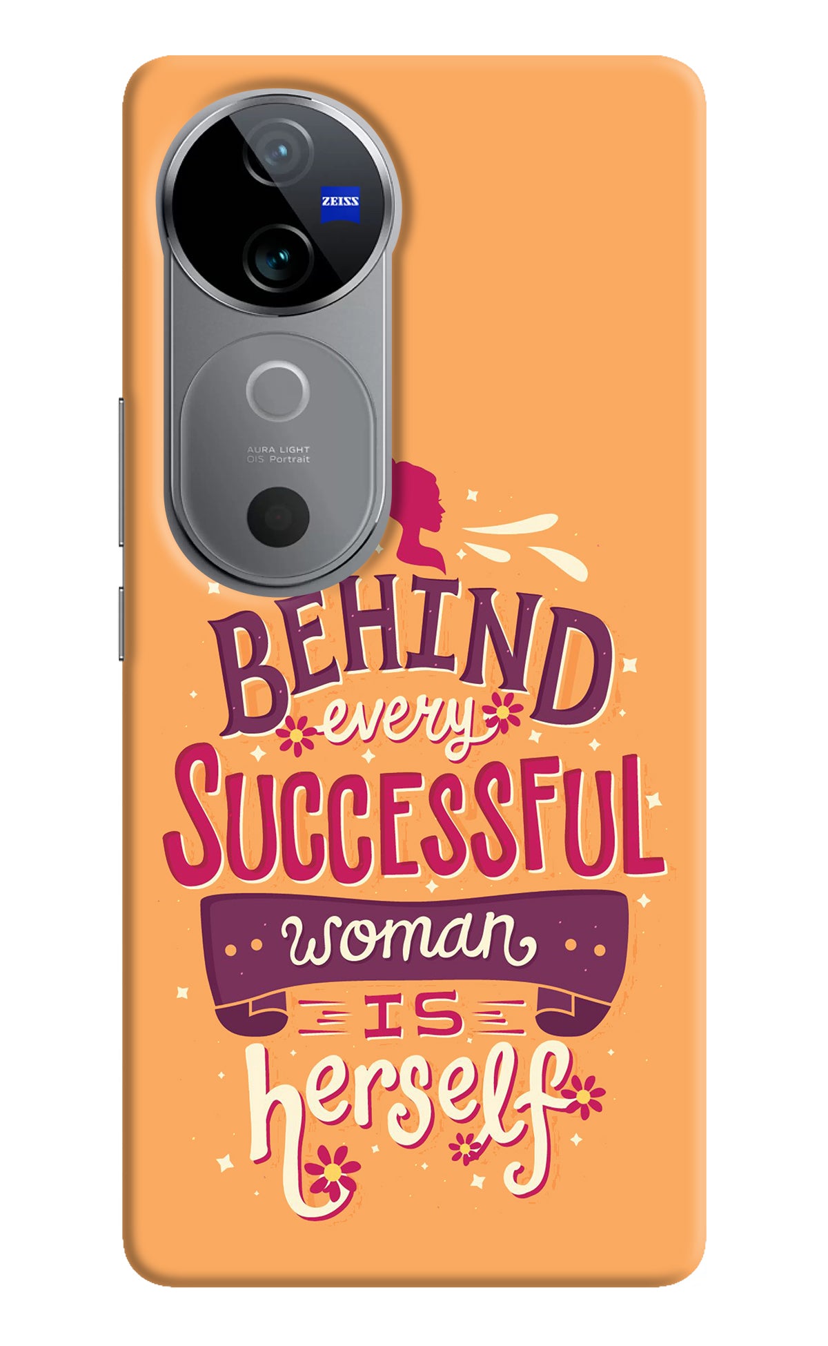 Behind Every Successful Woman There Is Herself Vivo V40 5G Back Cover