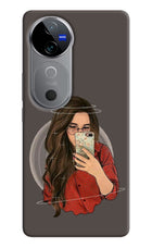 Selfie Queen Vivo V40 5G Hard Case Back Cover by Casekaro