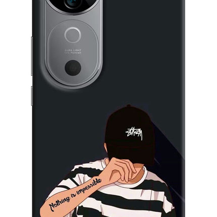 Aesthetic Boy Vivo V40 5G Hard Case Back Cover by Casekaro