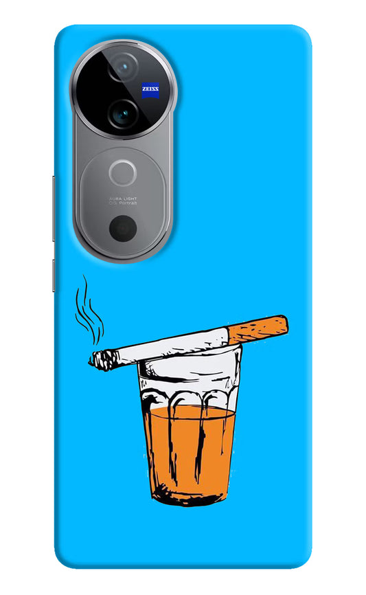 Chai Sutta Vivo V40 5G Hard Case Back Cover by Casekaro