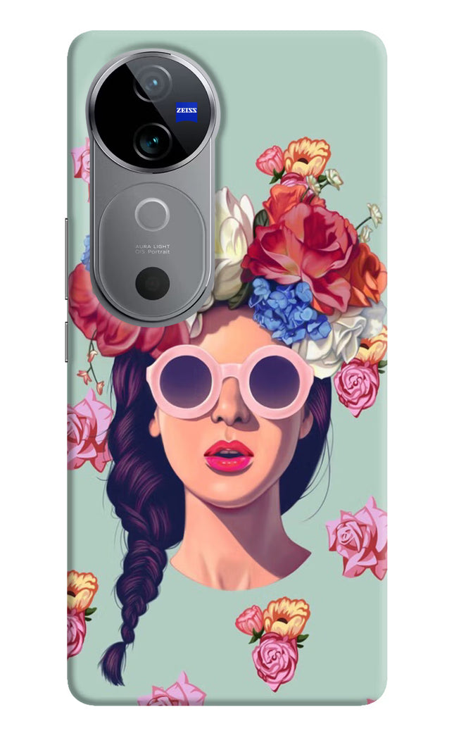 Pretty Girl Vivo V40 5G Hard Case Back Cover by Casekaro