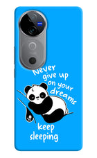 Keep Sleeping Vivo V40 5G Hard Case Back Cover by Casekaro