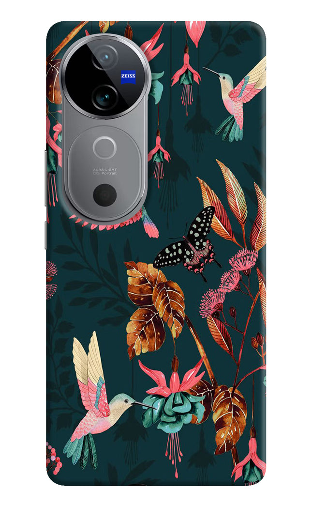Birds Vivo V40 5G Hard Case Back Cover by Casekaro