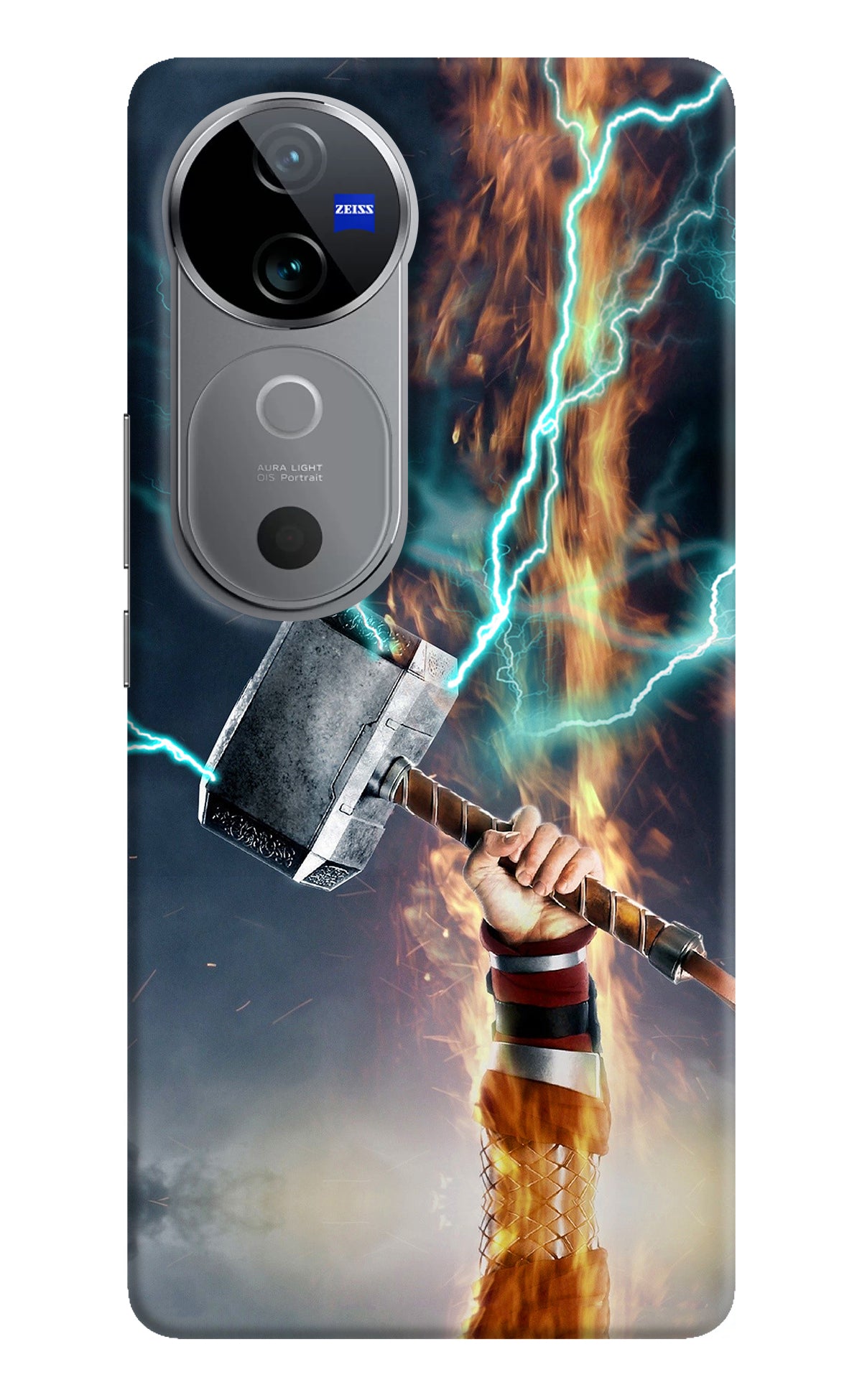 Thor Hammer Mjolnir Vivo V40 5G Back Cover