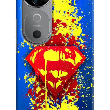Superman logo Vivo V40 5G Hard Case Back Cover by Casekaro