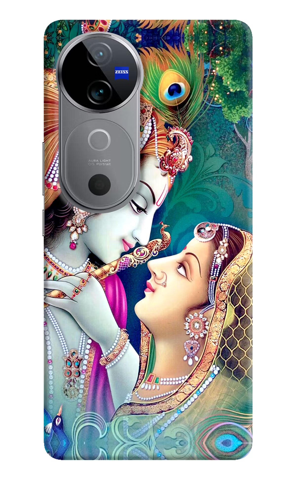 Lord Radha Krishna Vivo V40 5G Hard Case Back Cover by Casekaro