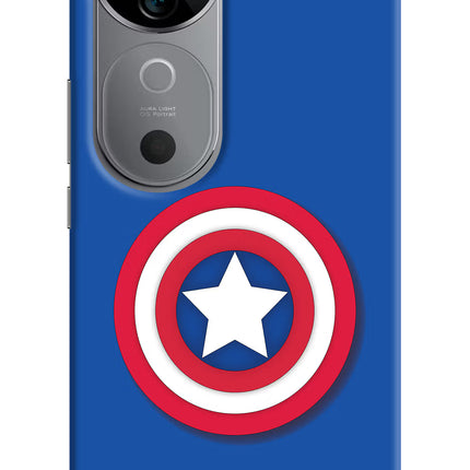 Shield Vivo V40 5G Hard Case Back Cover by Casekaro