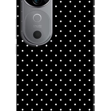 White Dots Vivo V40 5G Hard Case Back Cover by Casekaro