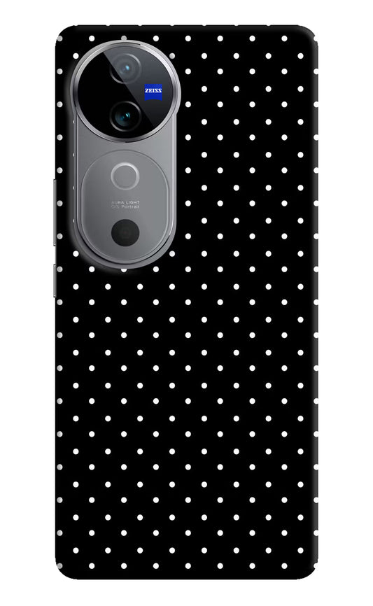White Dots Vivo V40 5G Hard Case Back Cover by Casekaro