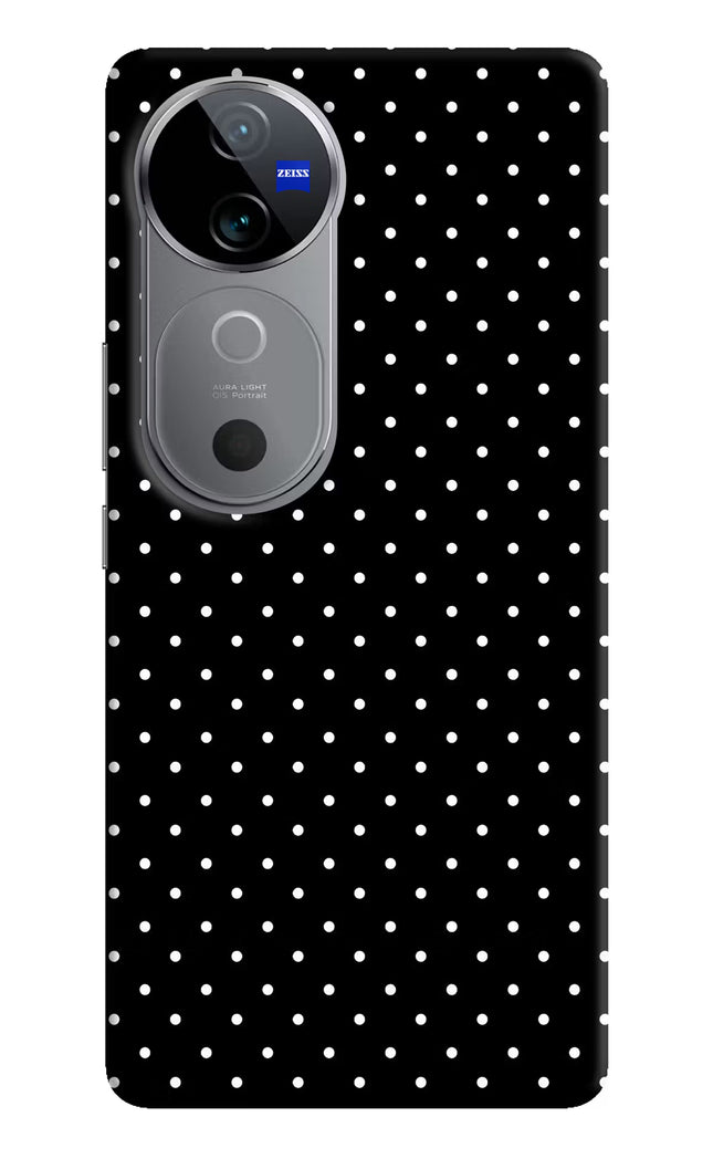 White Dots Vivo V40 5G Hard Case Back Cover by Casekaro