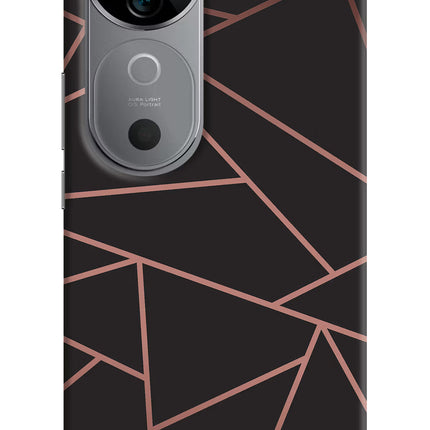 Geometric Pattern Vivo V40 5G Hard Case Back Cover by Casekaro