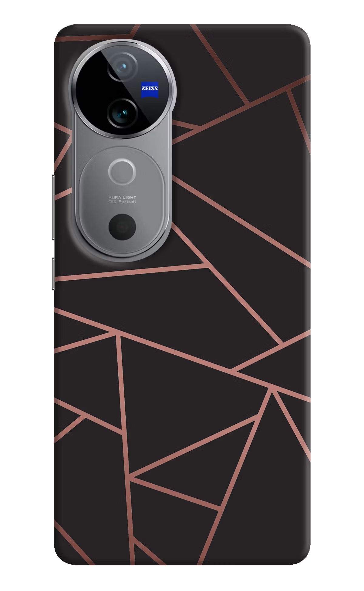 Geometric Pattern Vivo V40 5G Hard Case Back Cover by Casekaro