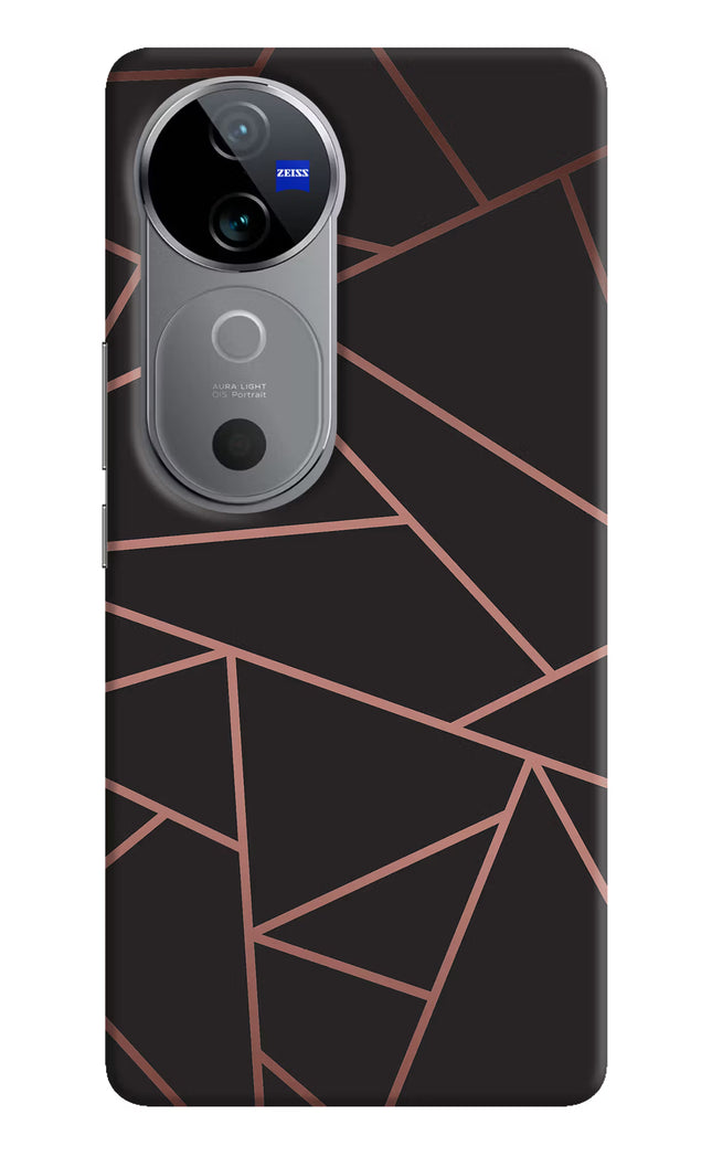 Geometric Pattern Vivo V40 5G Hard Case Back Cover by Casekaro