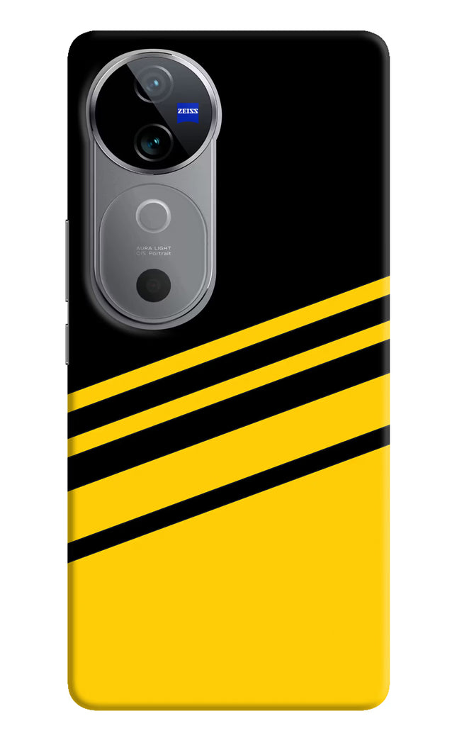 Yellow Shades Vivo V40 5G Hard Case Back Cover by Casekaro