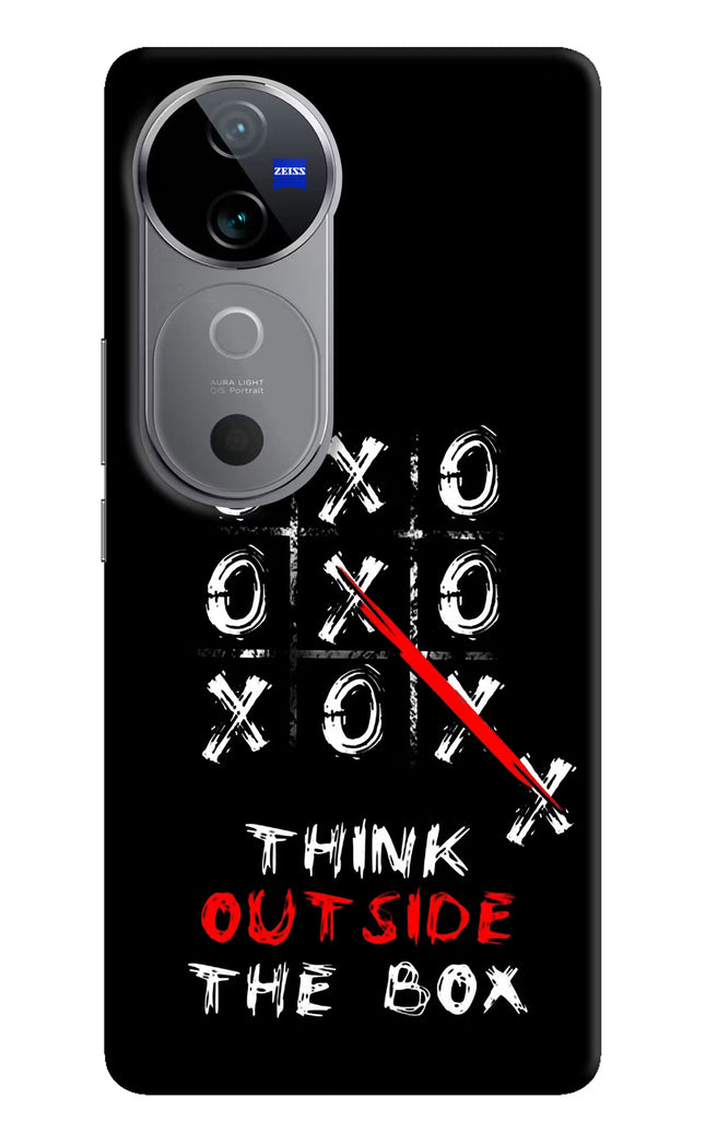Think out of the BOX Vivo V40 5G Hard Case Back Cover by Casekaro