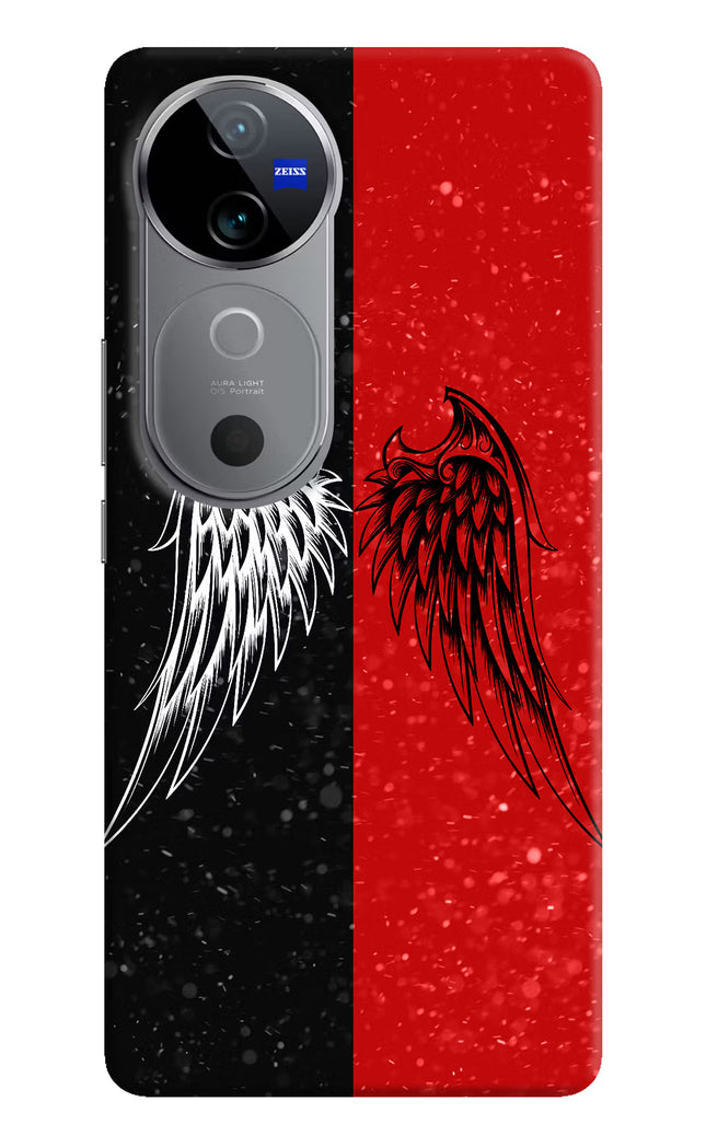 Wings Vivo V40 5G Hard Case Back Cover by Casekaro