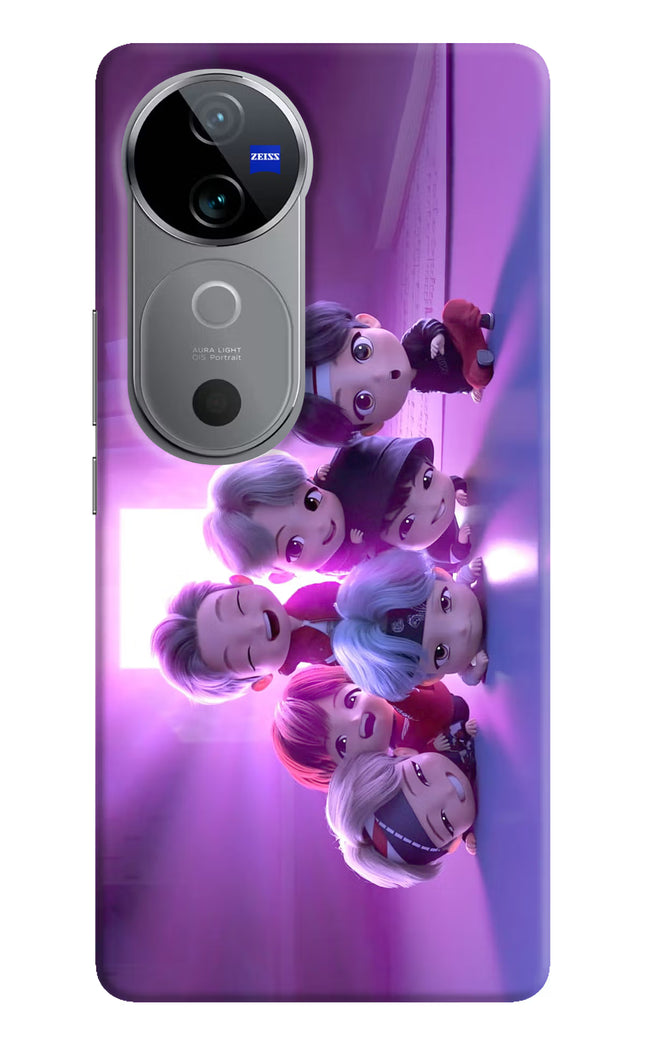 BTS Chibi Vivo V40 5G Hard Case Back Cover by Casekaro