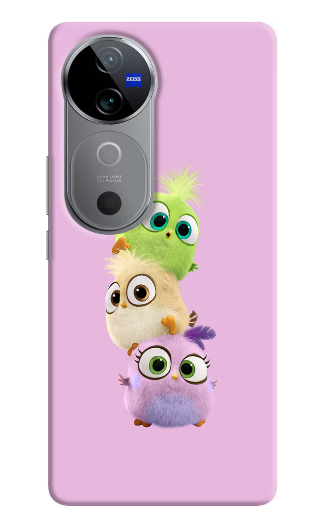 Cute Little Birds Vivo V40 5G Hard Case Back Cover by Casekaro