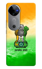Satyamev Jayate Flag Vivo V40 5G Hard Case Back Cover by Casekaro