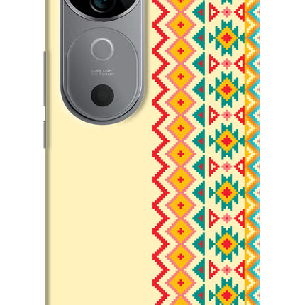 Ethnic Seamless Vivo V40 5G Hard Case Back Cover by Casekaro