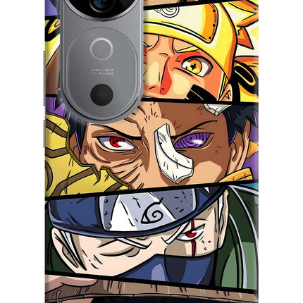 Naruto Character Vivo V40 5G Hard Case Back Cover by Casekaro