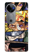 Naruto Character Vivo V40 5G Hard Case Back Cover by Casekaro