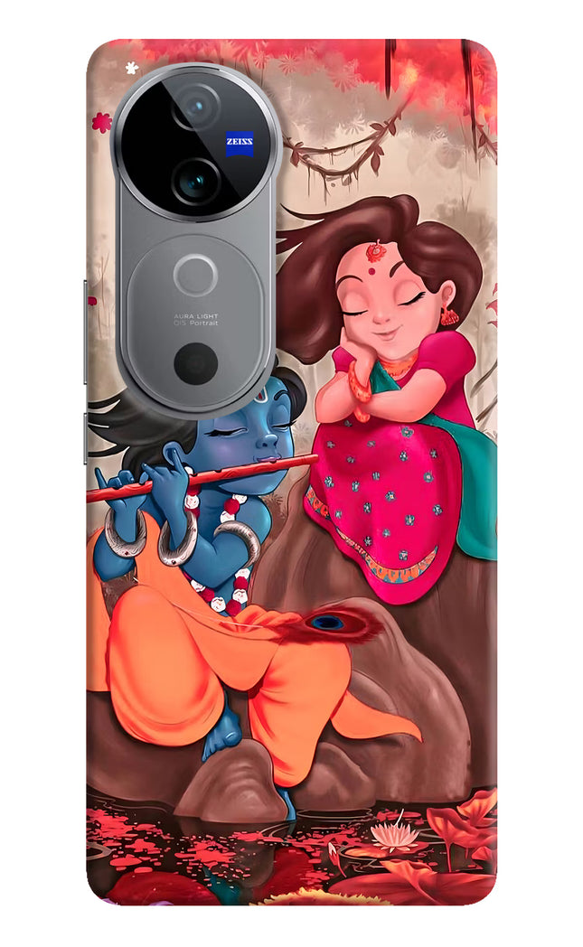 Radhe Krishna Vivo V40 5G Hard Case Back Cover by Casekaro