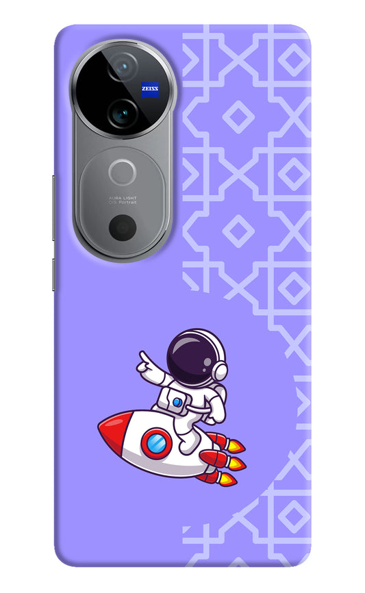 Cute Astronaut Vivo V40 5G Back Cover