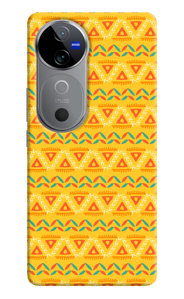 Tribal Pattern Vivo V40 5G Hard Case Back Cover by Casekaro
