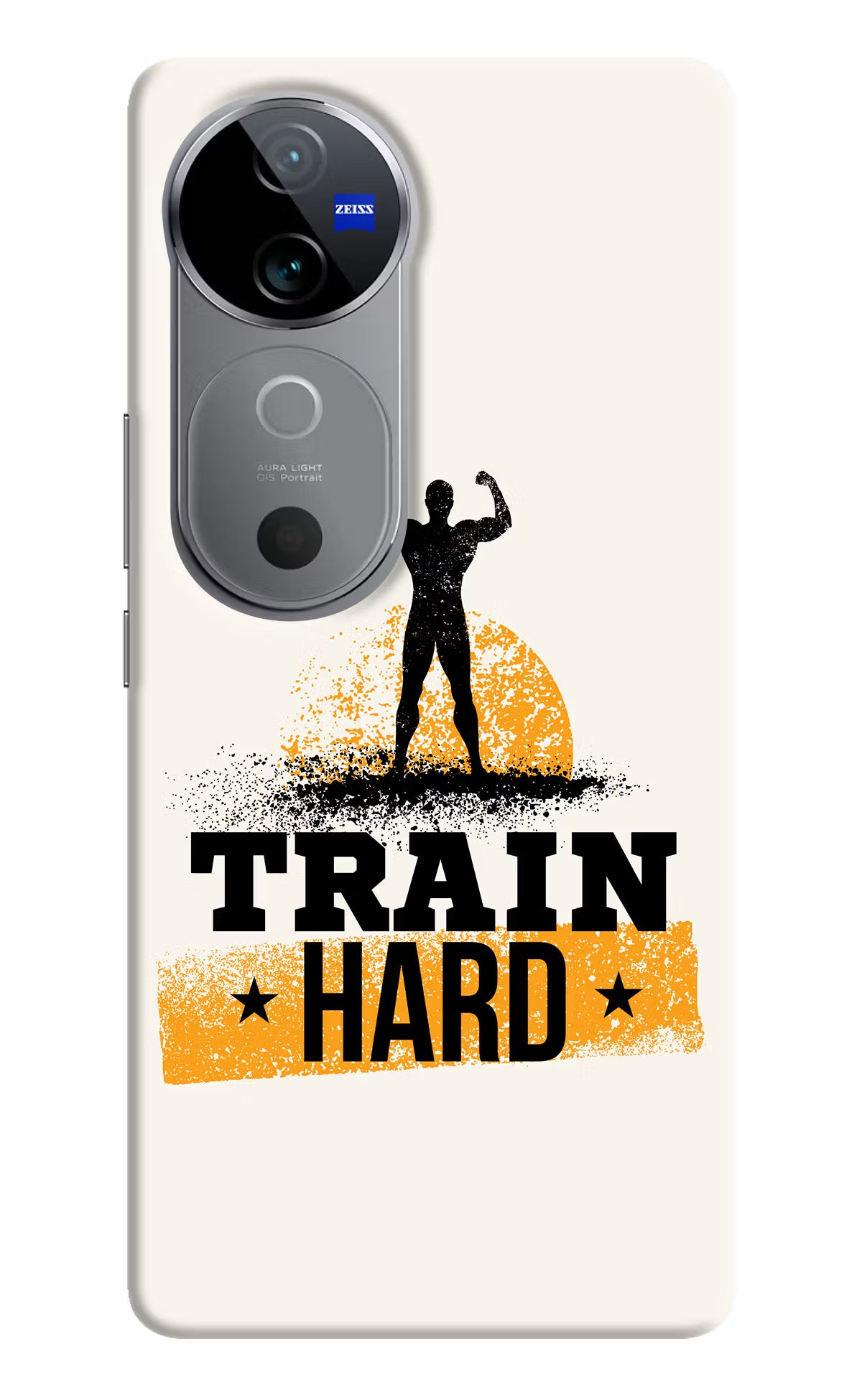 Train Hard Vivo V40 5G Hard Case Back Cover by Casekaro