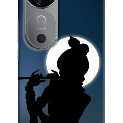 Shri Krishna Silhouette Vivo V40 5G Hard Case Back Cover by Casekaro
