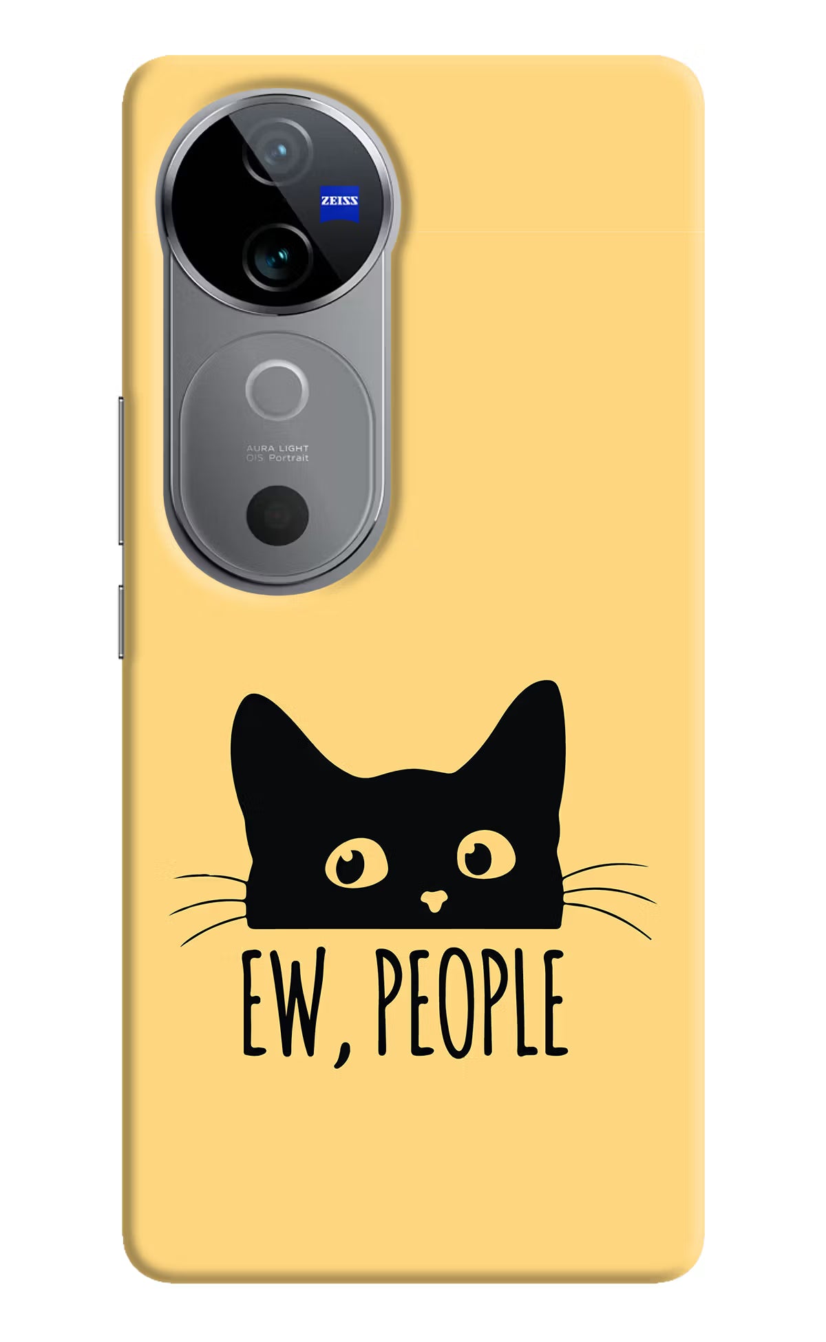 Ew People Catitude Vivo V40 5G Hard Case Back Cover by Casekaro