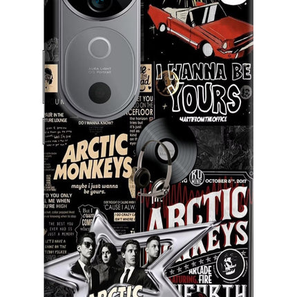 Arctic Monkeys Vivo V40 5G Hard Case Back Cover by Casekaro