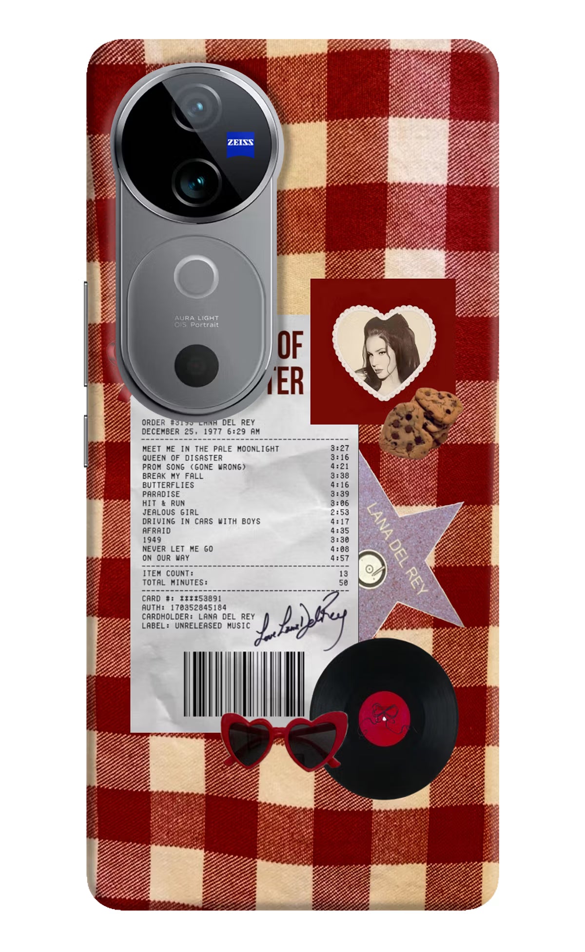 Queen of Disaster Vivo V40 5G Hard Case Back Cover by Casekaro