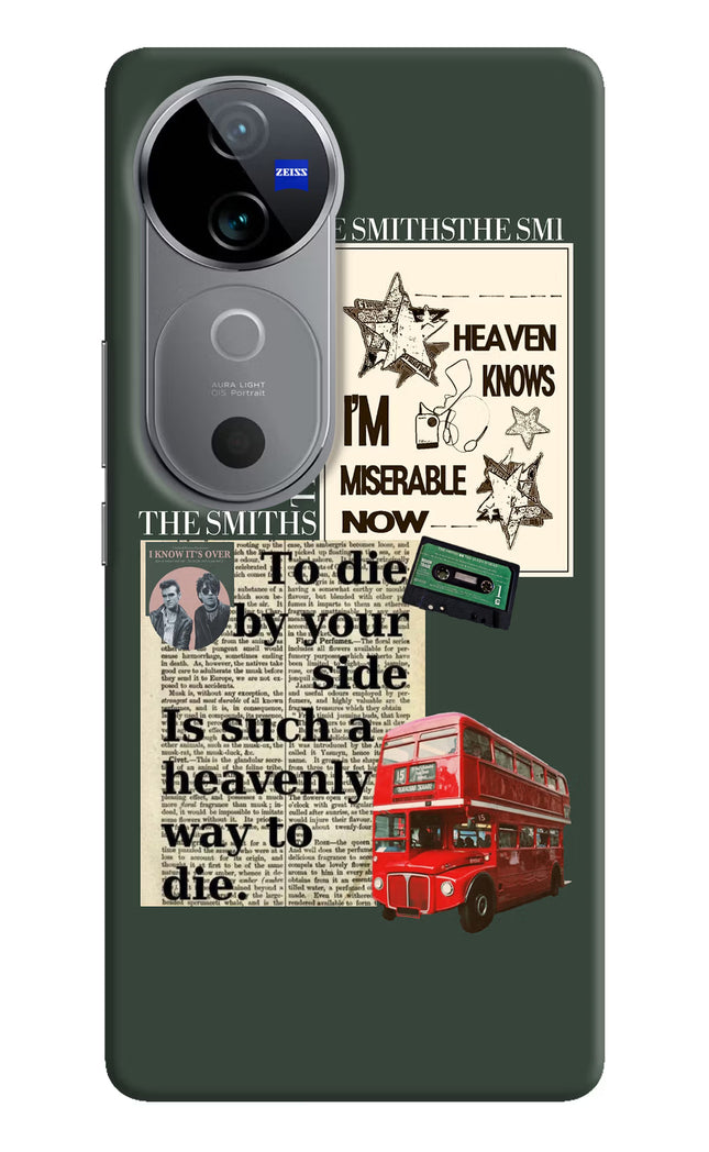 The Smiths Vivo V40 5G Hard Case Back Cover by Casekaro