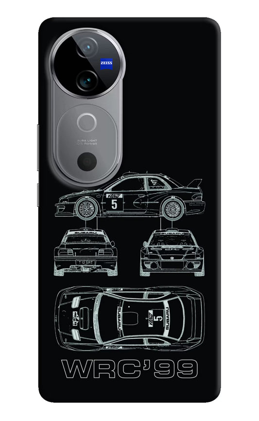 WRC'99 Vivo V40 5G Hard Case Back Cover by Casekaro