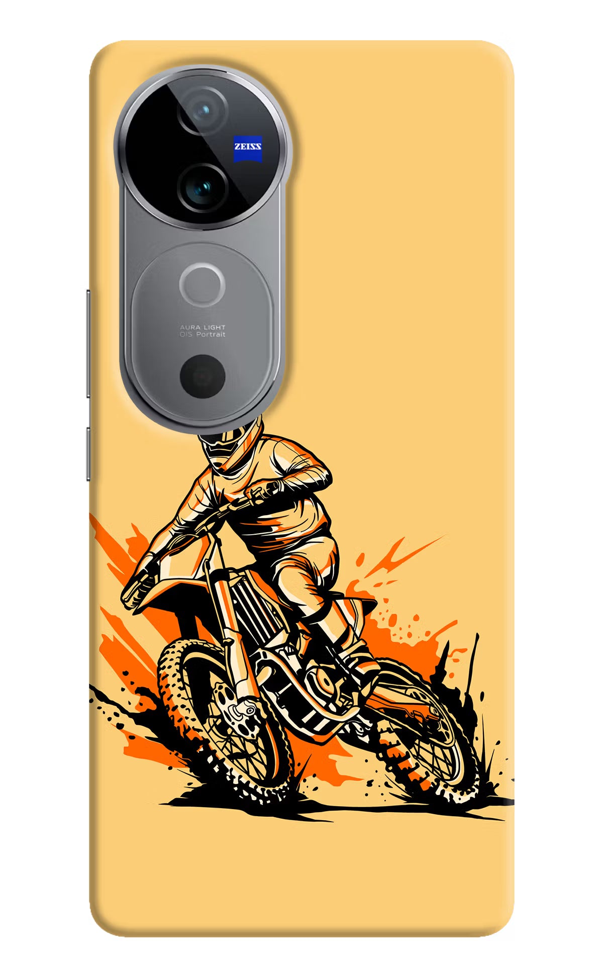Off-Road Fury Vivo V40 5G Hard Case Back Cover by Casekaro
