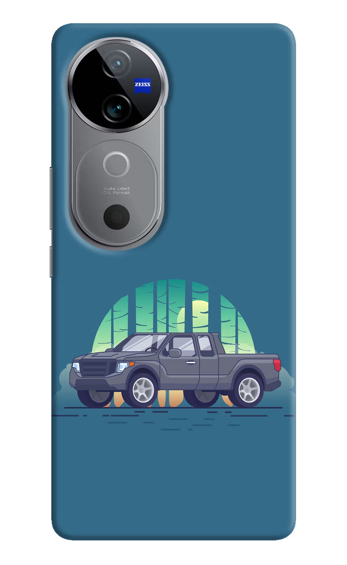 Retro Garage Vibe Vivo V40 5G Hard Case Back Cover by Casekaro