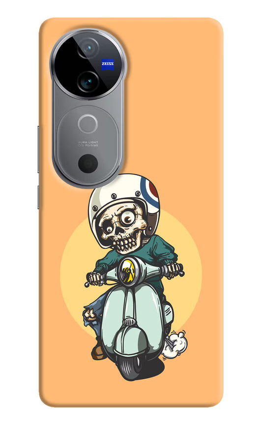 Undead Biker Vivo V40 5G Hard Case Back Cover by Casekaro