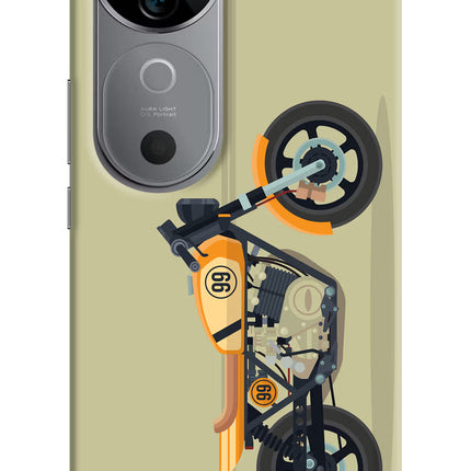 Vertical Speedster Vivo V40 5G Hard Case Back Cover by Casekaro