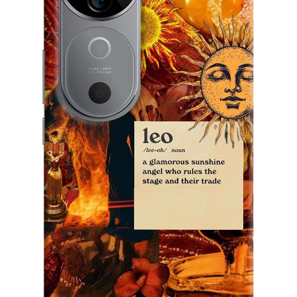 Leo Zodiac Vivo V40 5G Hard Case Back Cover by Casekaro