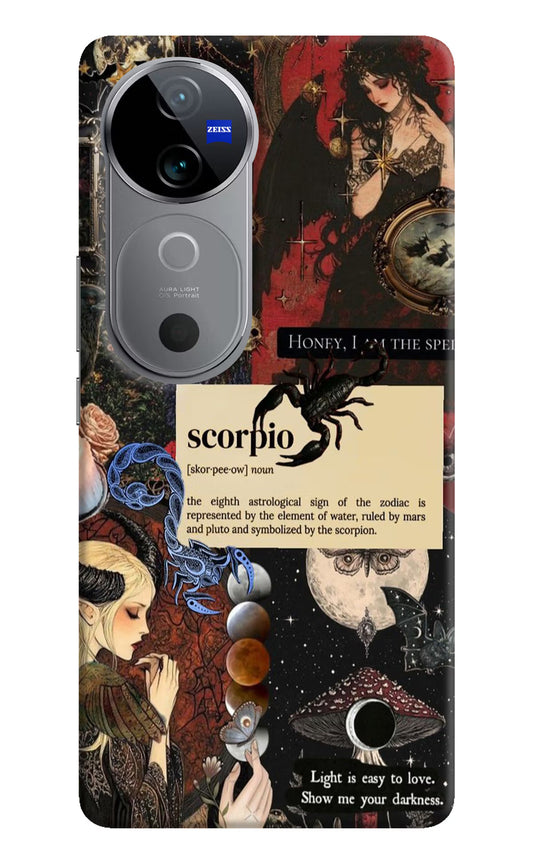 Scorpio Zodiac Vivo V40 5G Hard Case Back Cover by Casekaro