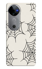 Spider Web Vivo V40 5G Hard Case Back Cover by Casekaro